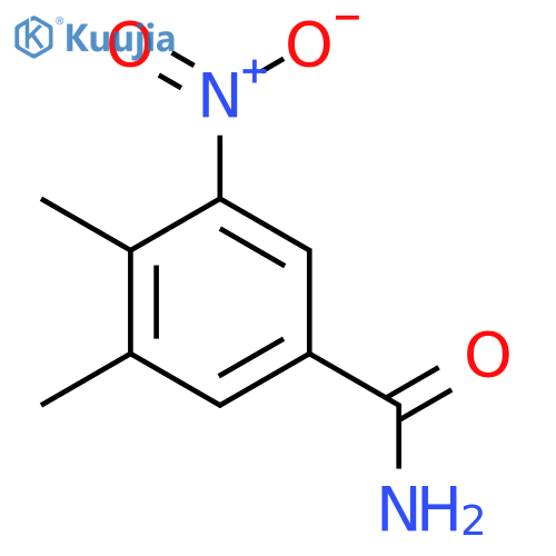 3,4-Dimethyl-5-nitrobenzamide structure