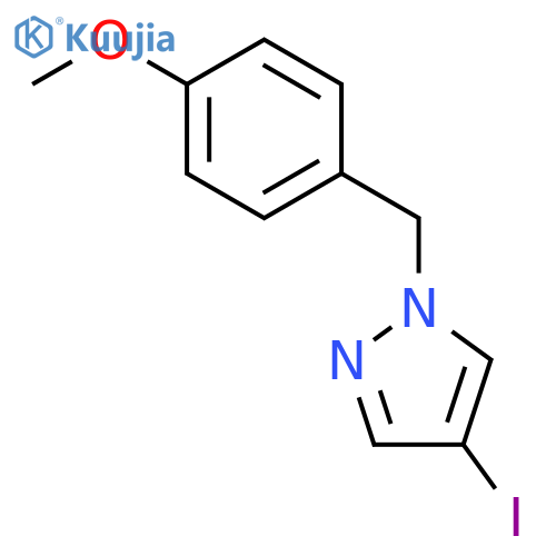 4-iodo-1-[(4-methoxyphenyl)methyl]-1H-pyrazole structure