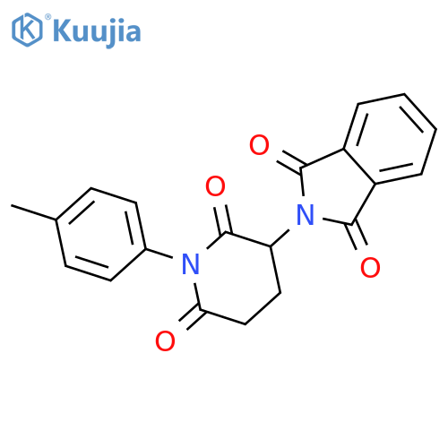 1H-Isoindole-1,3(2H)-dione,2-[(3S)-1-(4-methylphenyl)-2,6-dioxo-3-piperidinyl]- structure