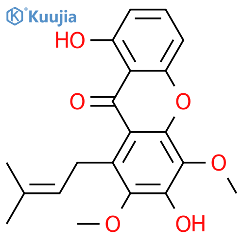 5-O-methylcelebixanthone structure