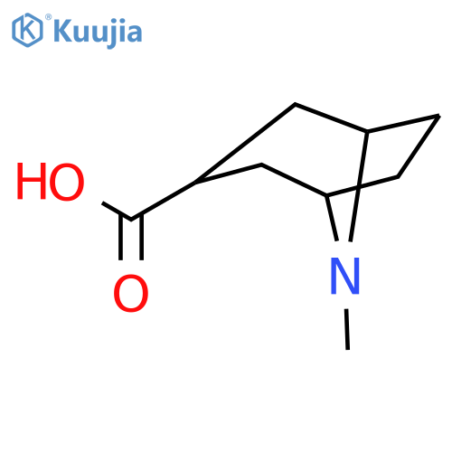 8-methyl-8-azabicyclo3.2.1octane-3-carboxylic acid structure