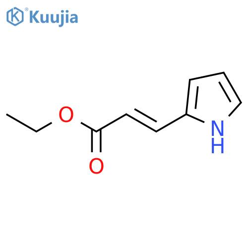 2-Propenoic acid, 3-(1H-pyrrol-2-yl)-, ethyl ester structure