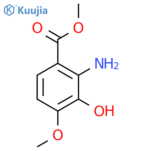 methyl 2-amino-3-hydroxy-4-methoxybenzoate structure