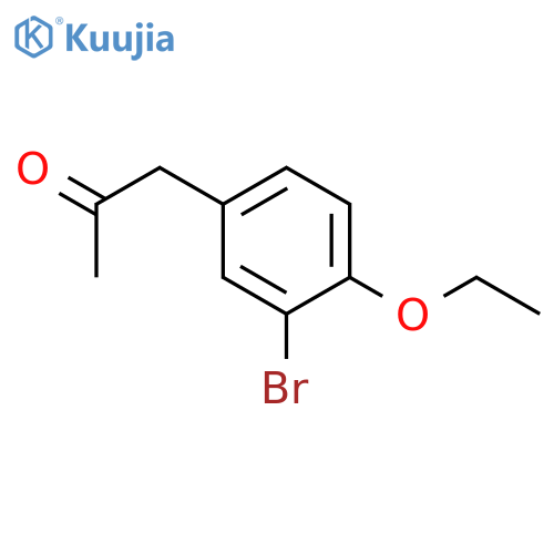 1-(3-bromo-4-ethoxyphenyl)propan-2-one structure