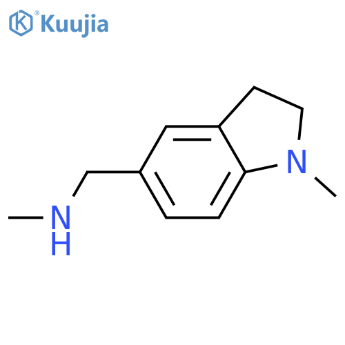 1-Methyl-5-(methylamino)methylindoline structure