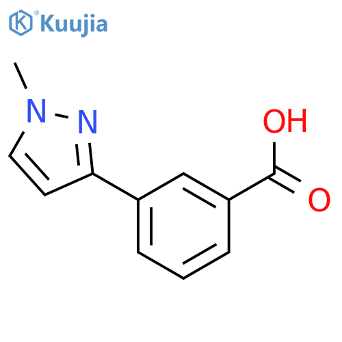 3-(3-Carboxyphenyl)-1-methyl-1H-pyrazole structure