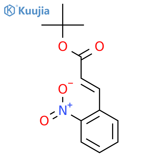 2-Propenoic acid, 3-(2-nitrophenyl)-, 1,1-dimethylethyl ester, (2E)- structure