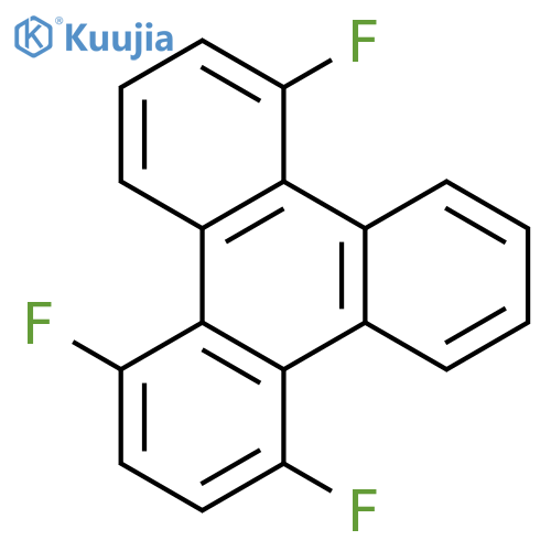 1,4,8-Trifluorotriphenylene structure