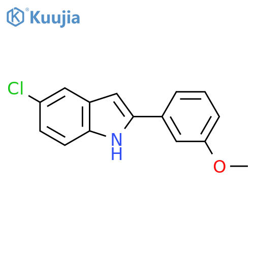 5-Chloro-2-(3-methoxyphenyl)-1H-indole structure
