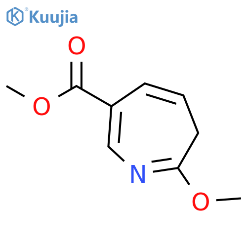 3H-Azepine-6-carboxylic acid, 2-methoxy-, methyl ester structure