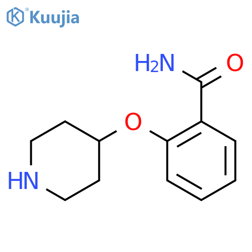 2-(Piperidin-4-yloxy)benzamide structure