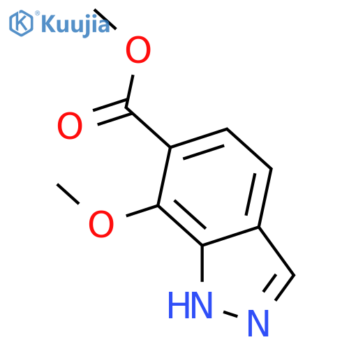 methyl 7-methoxy-1H-indazole-6-carboxylate structure