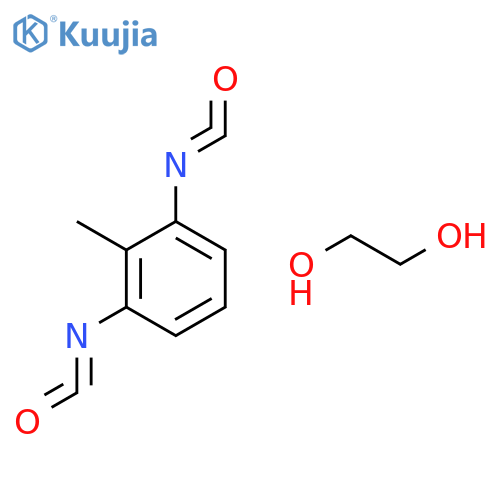1,3-diisocyanato-2-methyl-benzene; ethane-1,2-diol structure
