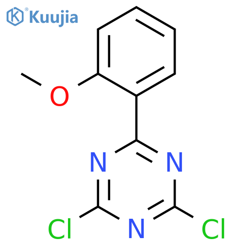 1,3,5-Triazine, 2,4-dichloro-6-(2-methoxyphenyl)- structure