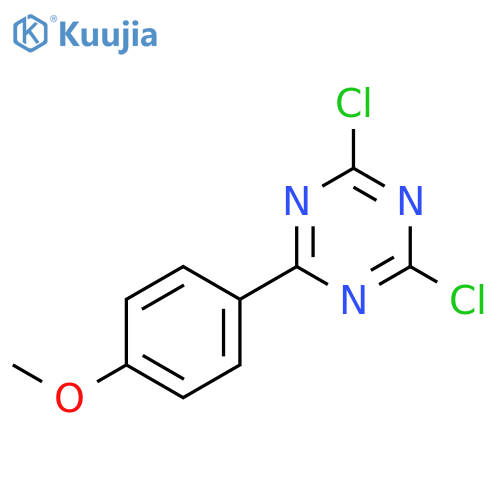 2,4-Dichloro-6-(4-methoxyphenyl)-1,3,5-triazine structure