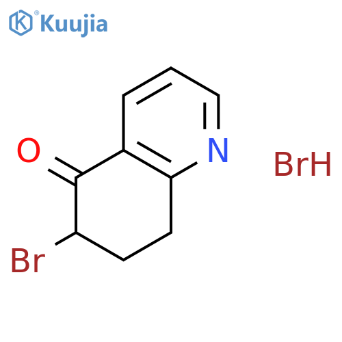5(6H)-QUINOLINONE, 6-BROMO-7,8-DIHYDRO-, HYDROBROMIDE structure