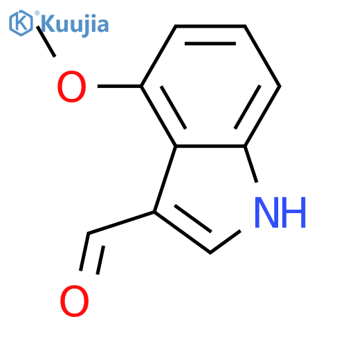4-Methoxy-1H-indole-3-carbaldehyde structure