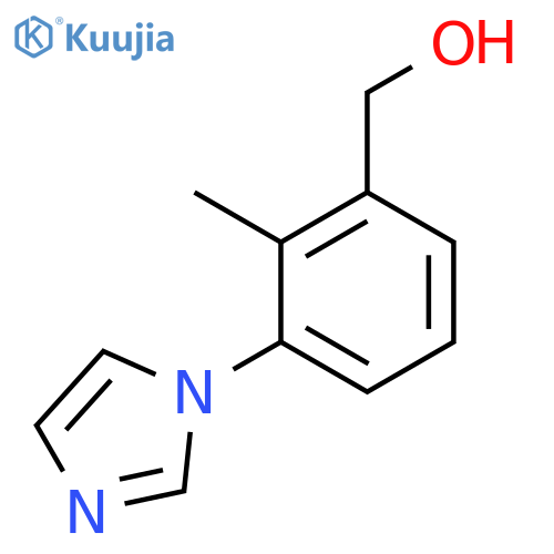 Benzenemethanol, 3-(1H-imidazol-1-yl)-2-methyl- structure