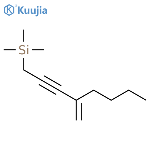 SILANE, TRIMETHYL(4-METHYLENE-2-OCTYNYL)- structure