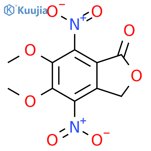 1(3H)-Isobenzofuranone,5,6-dimethoxy-4,7-dinitro- structure