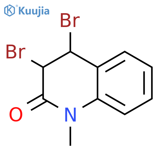 2(1H)-Quinolinone,3,4-dibromo-3,4-dihydro-1-methyl- structure