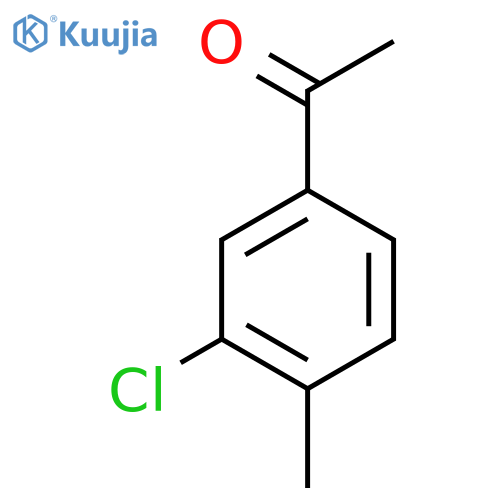1-(3-chloro-4-methylphenyl)ethan-1-one structure