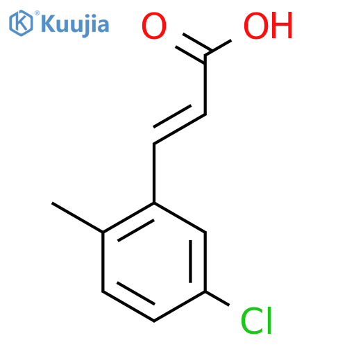 5-Chloro-2-methylcinnamic acid structure