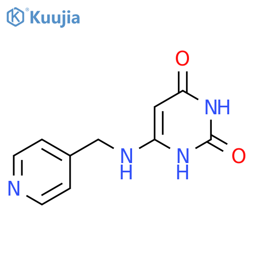 6-((Pyridin-4-ylmethyl)amino)pyrimidine-2,4(1H,3H)-dione structure