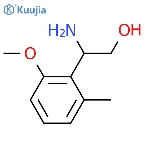 2-amino-2-(2-methoxy-6-methylphenyl)ethan-1-ol structure