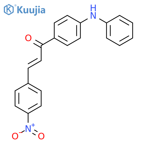 2-PROPEN-1-ONE, 3-(4-NITROPHENYL)-1-[4-(PHENYLAMINO)PHENYL]-, (E)- structure