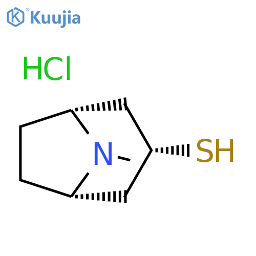 Tropine-3-thiol hydrochloride structure