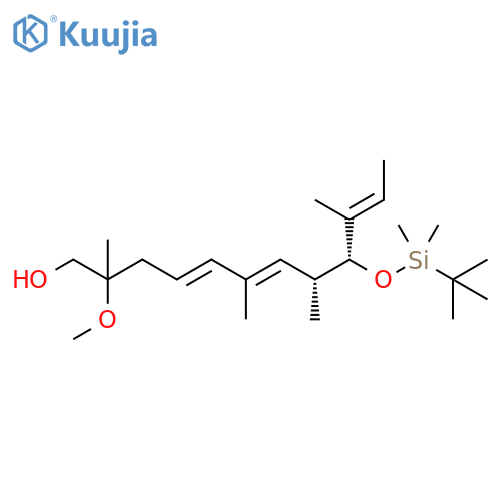 (4E,6E,8R,9R,10E)-9-[[(1,1-Dimethylethyl)dimethylsilyl]oxy]-2-methoxy-2,6,8,10-tetramethyl-4,6,10-dodecatrien-1-ol structure