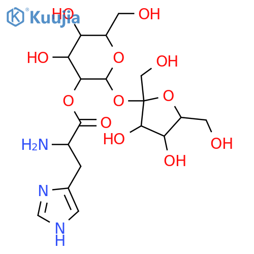 2-O-(α-Aminoacyl)sucroses; 2-O-Histidinylsucrose structure