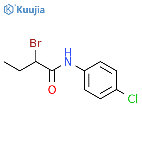 2-Bromo-N-(4-chlorophenyl)butanamide structure