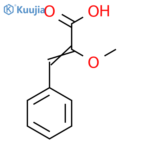2-Methoxy-3-phenylprop-2-enoic acid structure