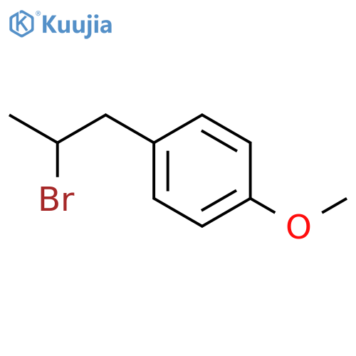 1-(2-bromopropyl)-4-methoxybenzene structure