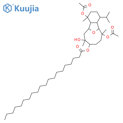 6,13-Epoxy-4,8,9,12-eunicellanetetrol; (4β,6α,8α,9β,12β,13α)-form, 9-Eicosanoyl, 4,12-di-Ac structure