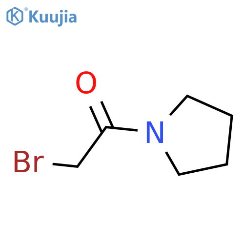 2-bromo-1-(pyrrolidin-1-yl)ethan-1-one structure