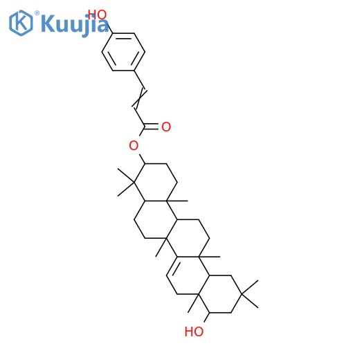 14-Taraxerene-3,22-diol; (3β,22β)-form, 3-O-(4-Hydroxy-Z-cinnamoyl) structure