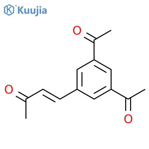4-(3,5-Diacetylphenyl)but-3-en-2-one structure