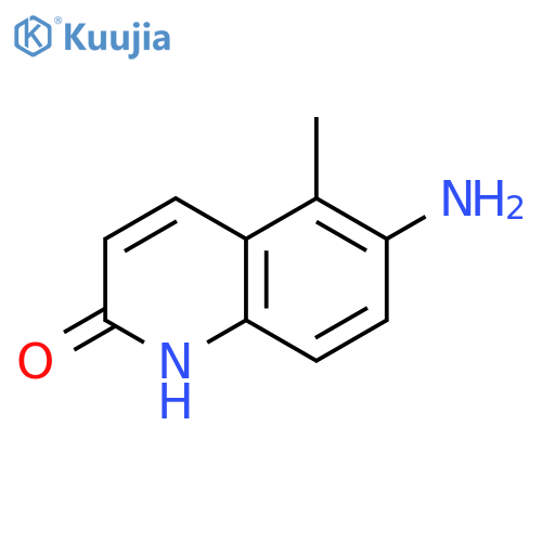 6-amino-5-methylquinolin-2-ol structure