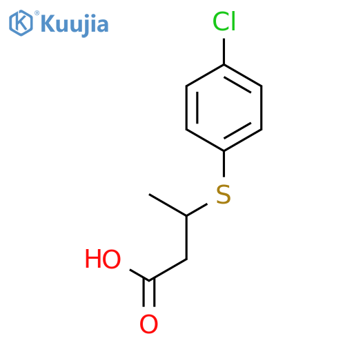 3-(4-Chlorophenylthio)butyric acid structure