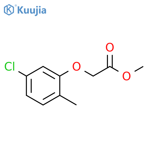Acetic acid, 2-(5-chloro-2-methylphenoxy)-, methyl ester structure