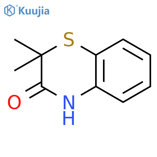 2H-1,4-Benzothiazin-3(4H)-one, 2,2-dimethyl- structure