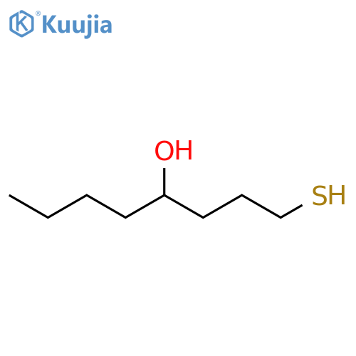 1-sulfanyloctan-4-ol structure