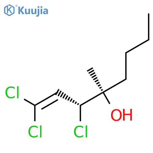 1-OCTEN-4-OL, 1,1,3-TRICHLORO-4-METHYL-, (R*,R*)- structure