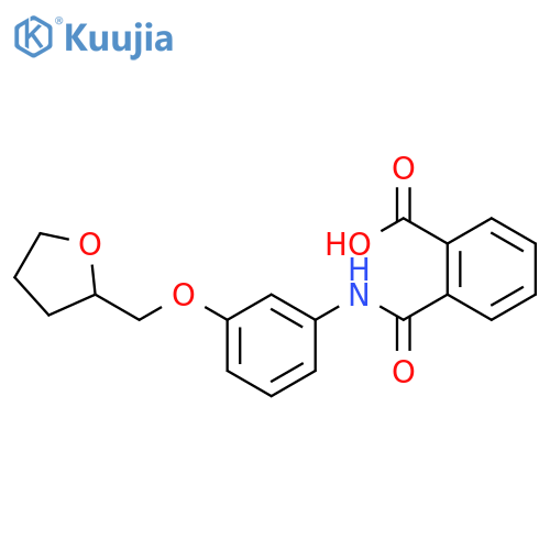 2-{3-(Tetrahydro-2-furanylmethoxy)anilino-carbonyl}benzoic Acid structure