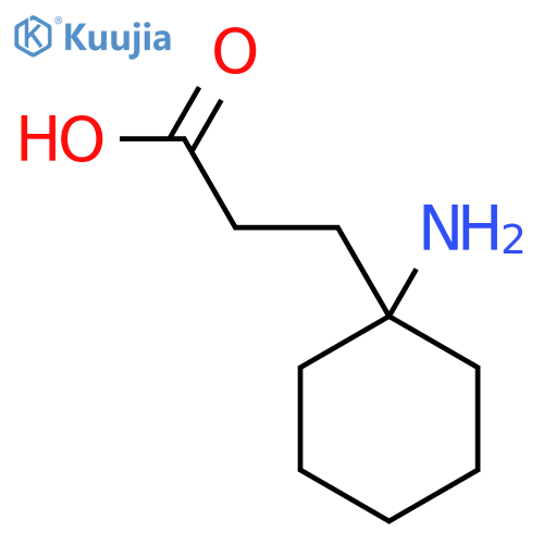 3-(1-Aminocyclohexyl)propanoic acid structure