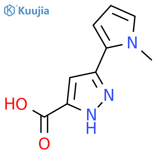 3-(1-Methyl-1H-pyrrol-2-yl)-1H-pyrazole-5-carboxylic acid structure