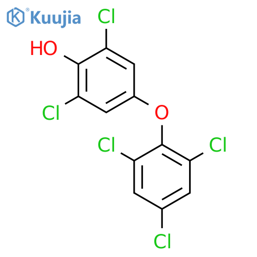 2,6-Dichloro-4-(2,4,6-trichlorophenoxy)phenol structure